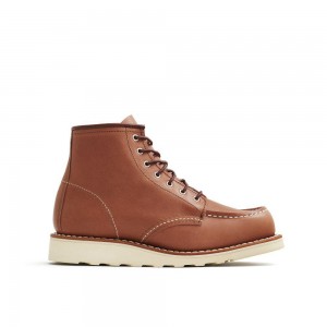 Red Wing 6-Inch Classic Moc Mocha Oro-iginal Leather Naisten Lyhyet Saappaat Ruskea | 8653PTFCU