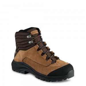 Red Wing Apex 6-inch Vedenpitävät Turva Varvas Miesten Boot Mustat | 6135EZNHC