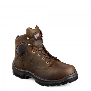 Red Wing FlexBond 6-inch Turva Varvas Metguard Miesten Boot Mustat | 7845DSFLG