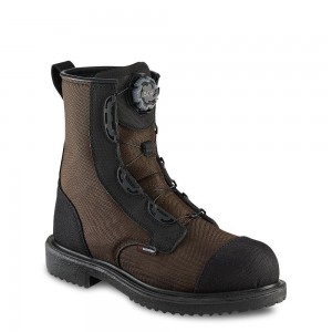 Red Wing MaxBond 8-inch BOA® Turva Varvas Miesten Teräskärkiset Saappaat Ruskea | 3924DBKHF