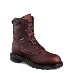 Red Wing SuperSole® 2.0 8-inch Insulated, Vedenpitävät Soft Varvas Miesten Boot Viininpunainen | 1369WRYVB