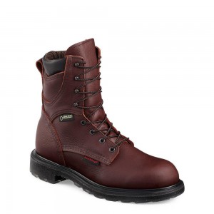 Red Wing SuperSole® 2.0 8-inch Vedenpitävät Soft Varvas Miesten Boot Viininpunainen | 4153BPUDF