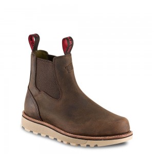 Red Wing Traction Tred Lite Soft Varvas Miesten Chelsea Nilkkurit Tan | 1753DWFHU