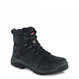 Red Wing Tradesman 6-inch Side-Zip, Vedenpitävät, CSA Turva Varvas Miesten Boot Mustat | 6029JCOHR