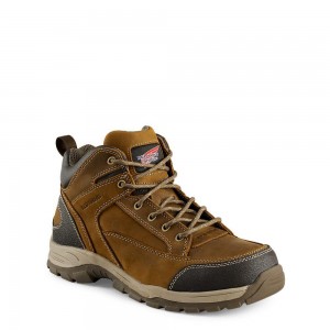 Red Wing TruHiker 5-inch Soft Varvas Miesten Vaellussaappaat Ruskea | 9573XUGET