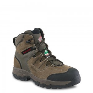 Red Wing TruHiker 6-inch Vedenpitävät CSA Turva Varvas Miesten Vaellussaappaat Gray | 9384JFAYP