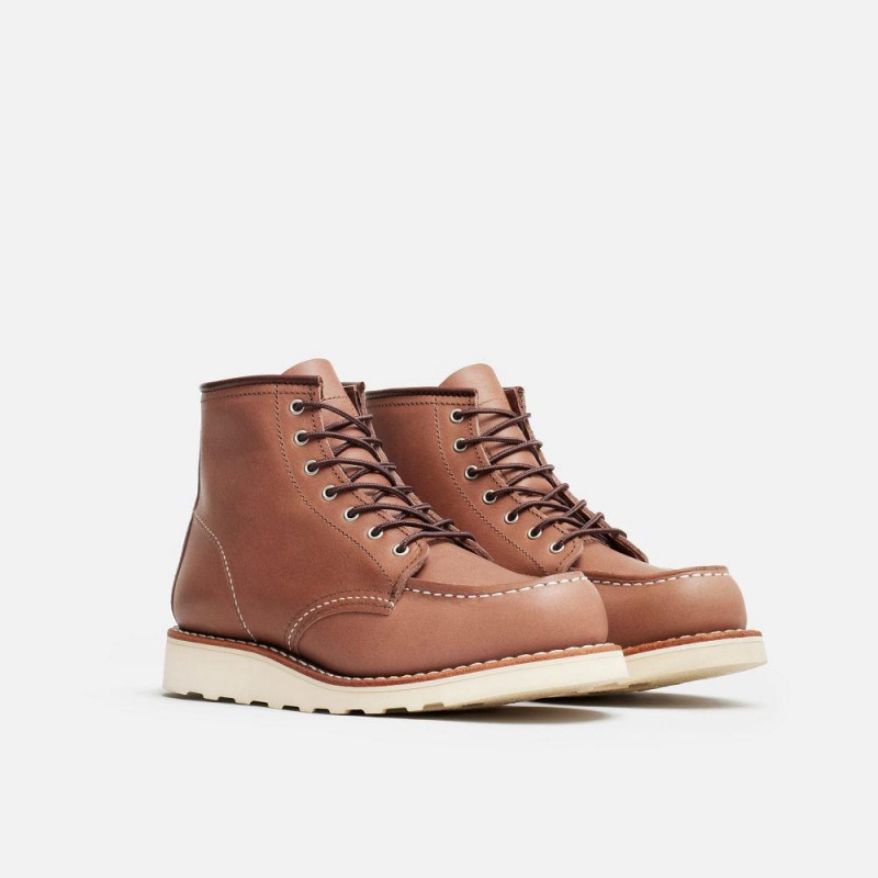 Red Wing 6-Inch Classic Moc Mocha Oro-iginal Leather Naisten Lyhyet Saappaat Ruskea | 8653PTFCU