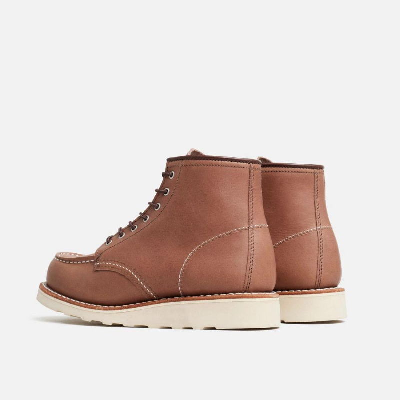 Red Wing 6-Inch Classic Moc Mocha Oro-iginal Leather Naisten Lyhyet Saappaat Ruskea | 8653PTFCU