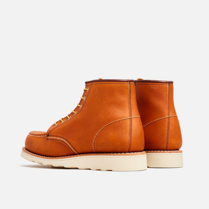 Red Wing 6-Inch Classic Moc Oro Legacy Leather Naisten Lyhyet Saappaat Ruskea | 8764SYDIO