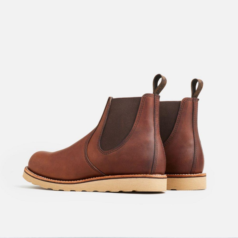 Red Wing 6-inch Classic in Amber Harness Leather Miesten Chelsea Nilkkurit Ruskea | 3510NHPAW