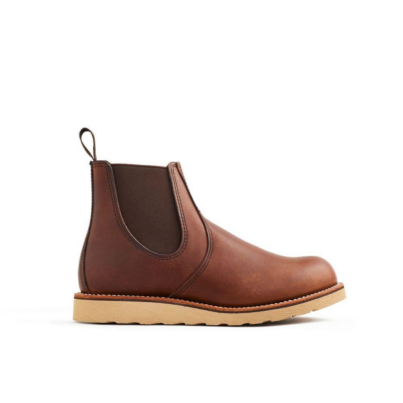 Red Wing 6-inch Classic in Amber Harness Leather Miesten Chelsea Nilkkurit Ruskea | 3510NHPAW