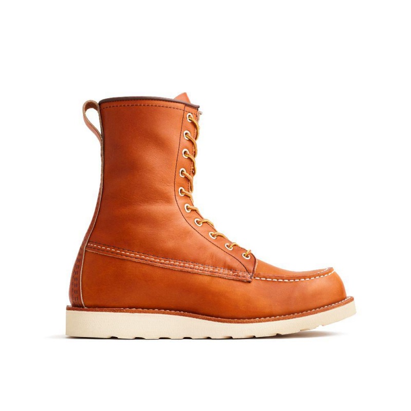 Red Wing 8-inch Classic Moc 8-Inch in Oro Legacy Leather Miesten Boot Ruskea | 4139HSDPE