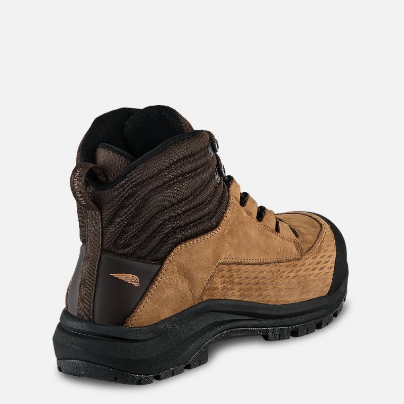 Red Wing Apex 6-inch Vedenpitävät Turva Varvas Miesten Boot Mustat | 6135EZNHC