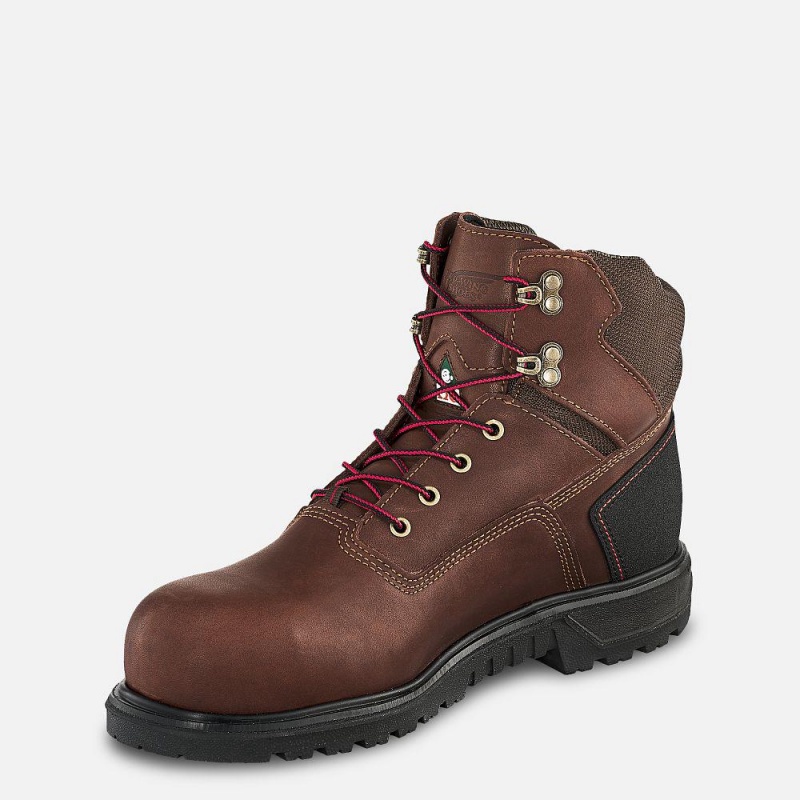 Red Wing Brnr XP 6-inch Vedenpitävät CSA Turva Varvas Miesten Boot Mustat | 9168ZUXLM