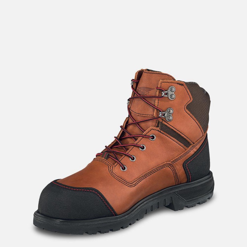 Red Wing Brnr XP 6-inch Vedenpitävät Turva Varvas Miesten Boot Mustat | 2706SIWGJ