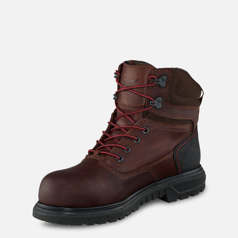 Red Wing Brnr XP 6-inch Vedenpitävät Turva Varvas Naisten Saappaat Mustat | 3195JQUXD