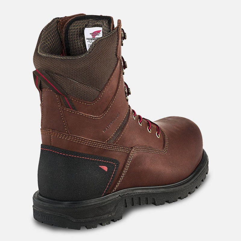 Red Wing Brnr XP 8-inch Vedenpitävät CSA Turva Varvas Miesten Boot Mustat | 9107OGQKU