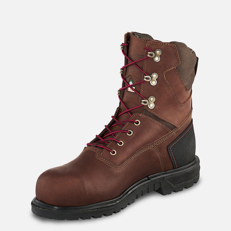 Red Wing Brnr XP 8-inch Vedenpitävät CSA Turva Varvas Miesten Boot Mustat | 9107OGQKU