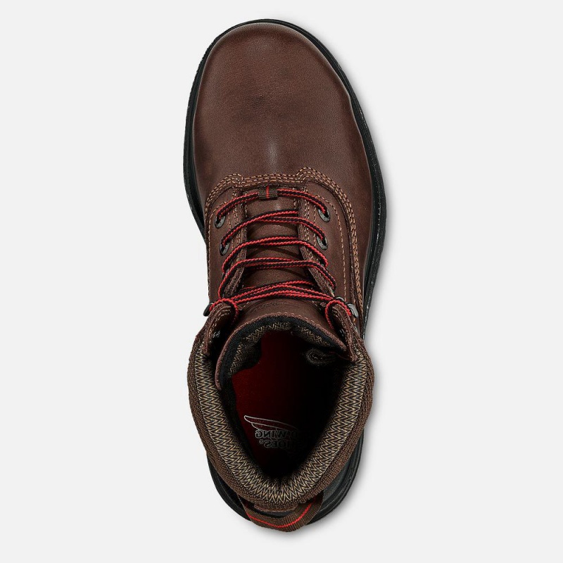 Red Wing Brnr XP 8-inch Vedenpitävät, CSA Turva Varvas Naisten Saappaat Mustat | 7153UWPMG