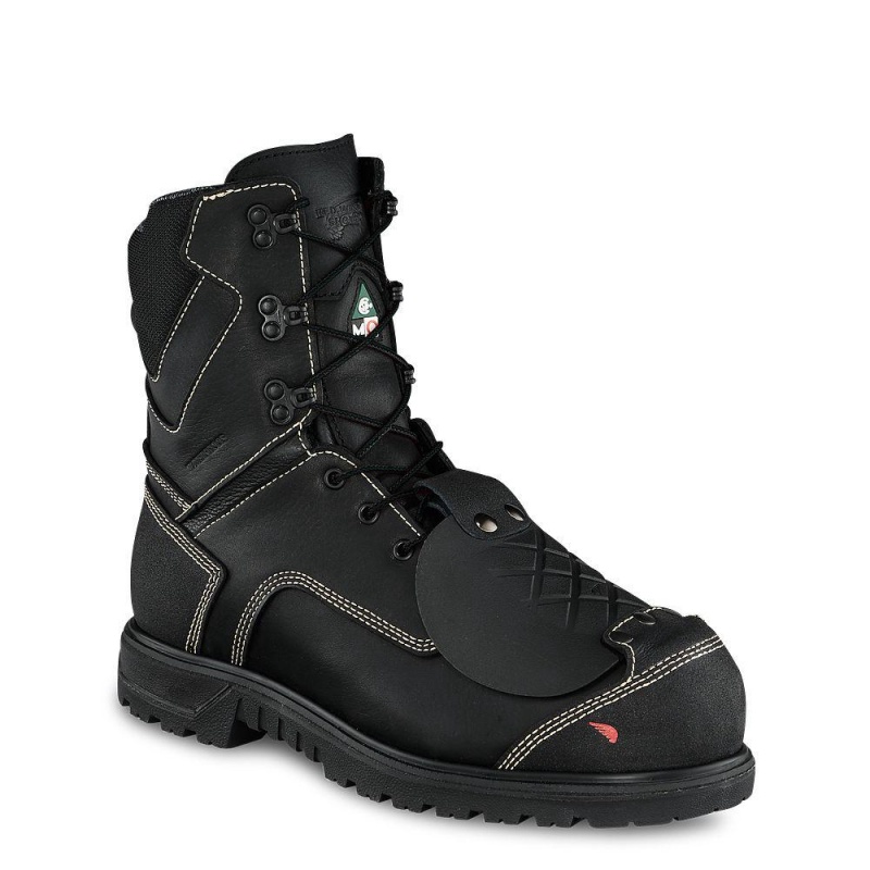 Red Wing Brnr XP 8-inch Vedenpitävät, Metguard, CSA Turva Varvas Miesten Boot Mustat | 1356HJKXM