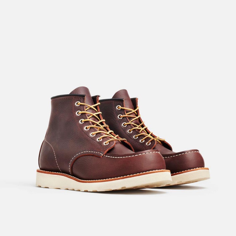 Red Wing Classic Moc 6-Inch in Briar Oil-Slick Leather Miesten Boot Ruskea | 0748VMXLD