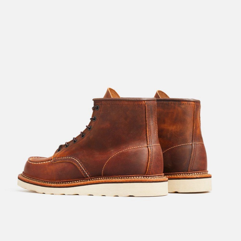 Red Wing Classic Moc 6-Inch in Copper Rough & Tough Leather Miesten Boot Ruskea | 9825FWICX