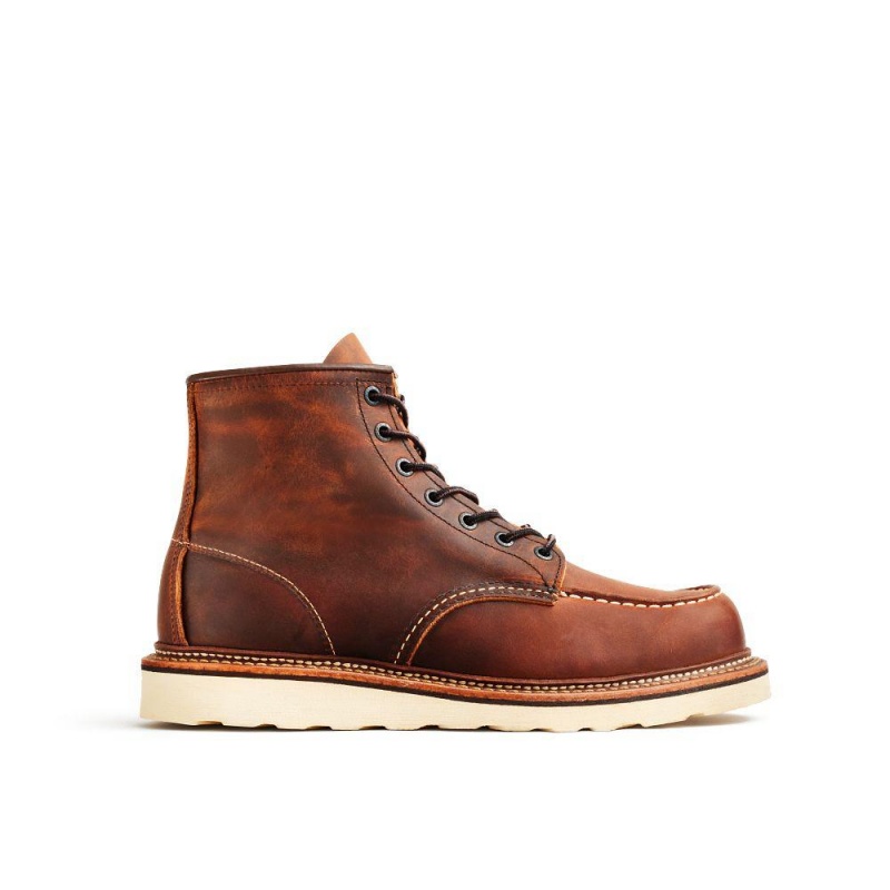 Red Wing Classic Moc 6-Inch in Copper Rough & Tough Leather Miesten Boot Ruskea | 9825FWICX