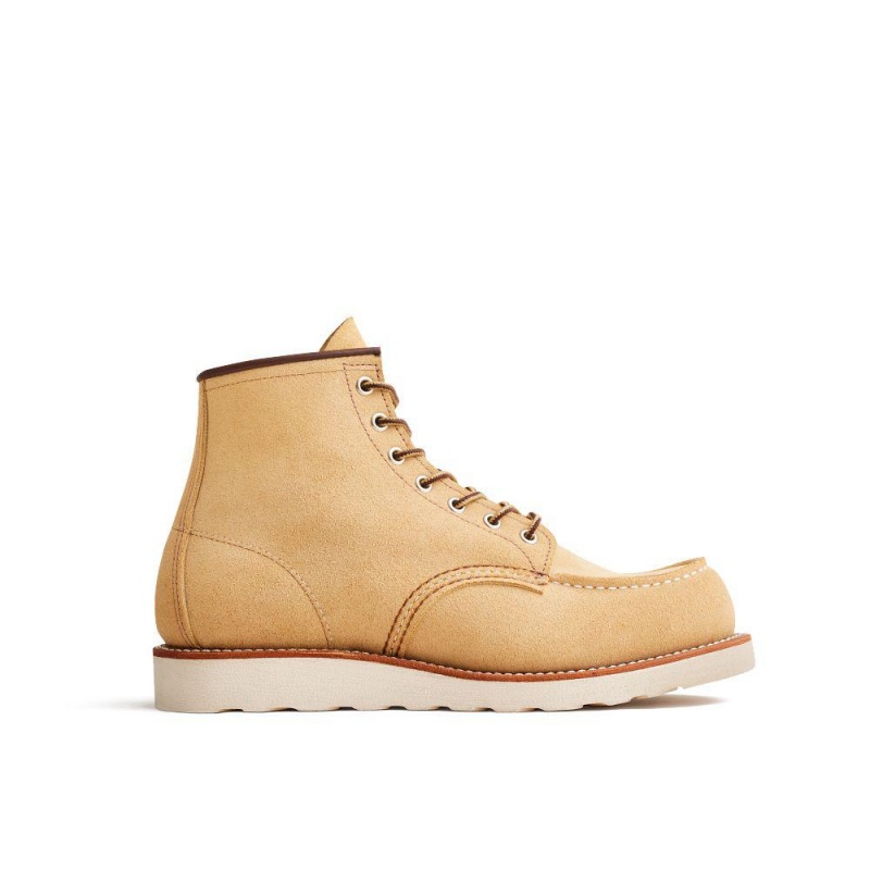 Red Wing Classic Moc 6-Inch in Hawthorne Abilene Leather Miesten Boot Ruskea | 7126JQUCP