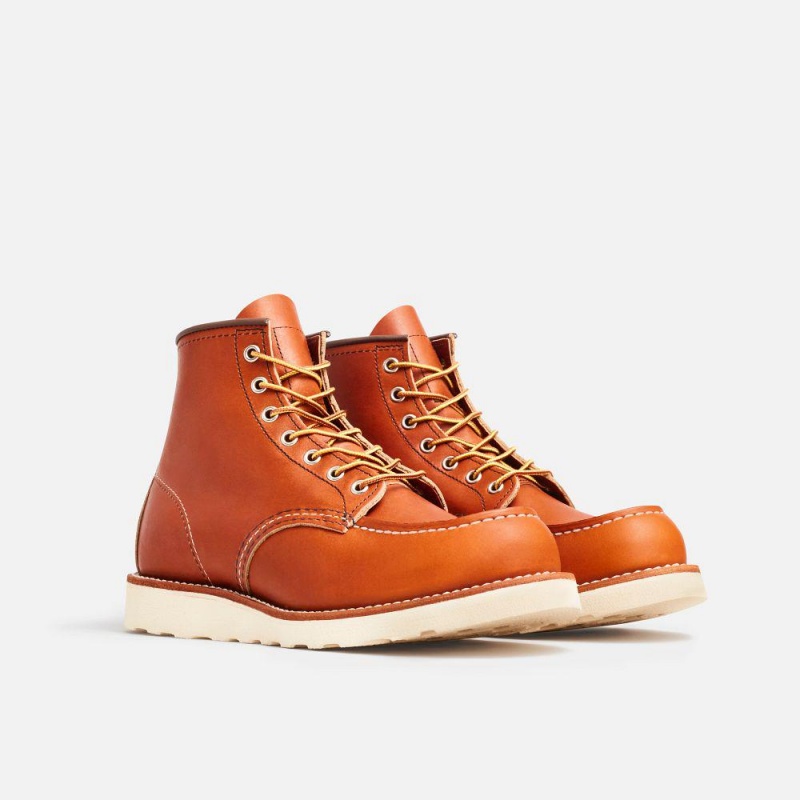 Red Wing Classic Moc 6-Inch in Oro Legacy Leather Miesten Boot Ruskea | 0645QCJXL