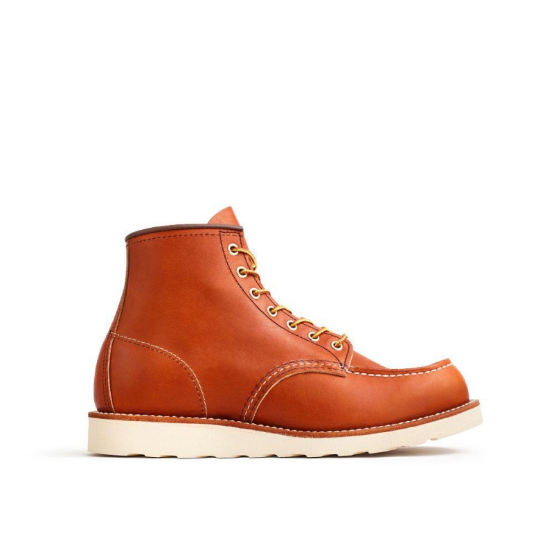 Red Wing Classic Moc 6-Inch in Oro Legacy Leather Miesten Boot Ruskea | 0645QCJXL