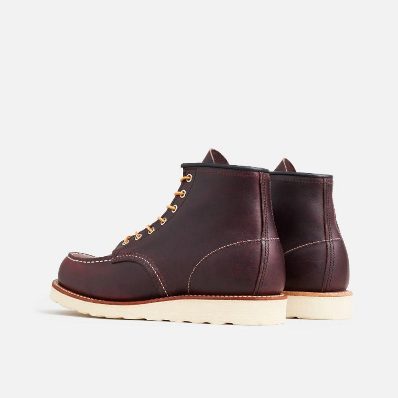 Red Wing Classic Moc 6-inch Cherry Excalibur Leather Miesten Boot Mustat | 3721YJEOS