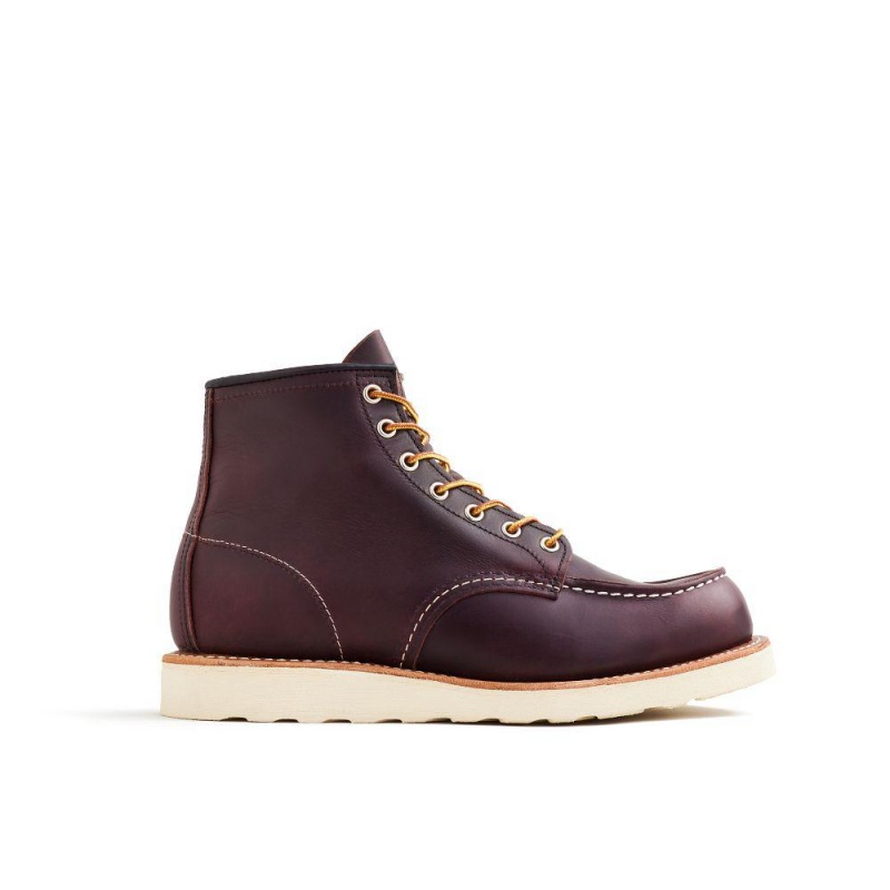 Red Wing Classic Moc 6-inch Cherry Excalibur Leather Miesten Boot Mustat | 3721YJEOS