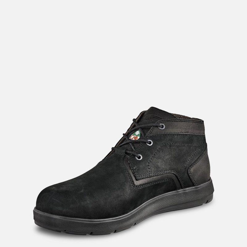 Red Wing Cross Lite CSA Turva Varvas Miesten Chukka Saappaat Mustat | 4528INJMR