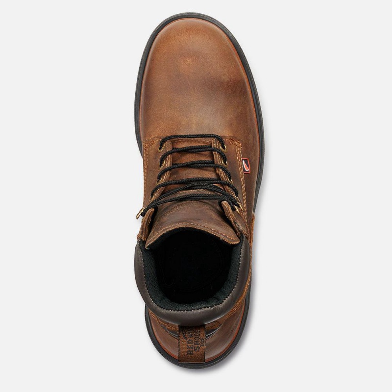 Red Wing DynaForce® 6-inch Turva Varvas Miesten Teräskärkiset Saappaat Ruskea | 5349BDHRA