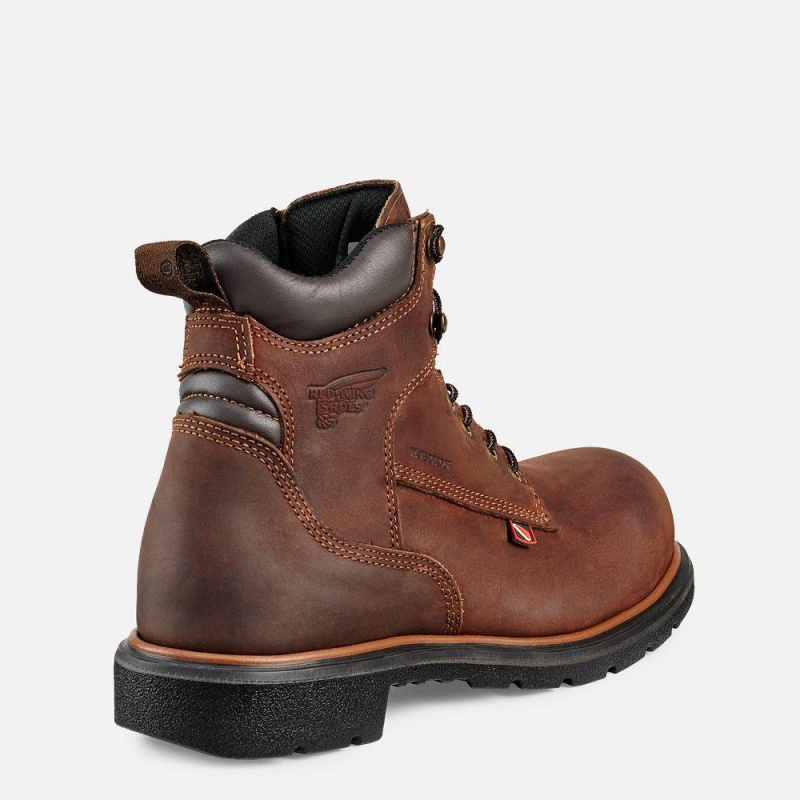 Red Wing DynaForce® 6-inch Vedenpitävät Soft Varvas Miesten Boot Ruskea | 0314GDSXJ