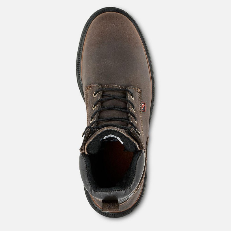 Red Wing DynaForce® 8-inch Insulated, Vedenpitävät Turva Varvas Miesten Teräskärkiset Saappaat Ruskea | 3742ANSDF