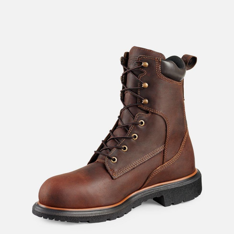 Red Wing DynaForce® 8-inch Vedenpitävät Soft Varvas Miesten Boot Ruskea | 2371KSHWY