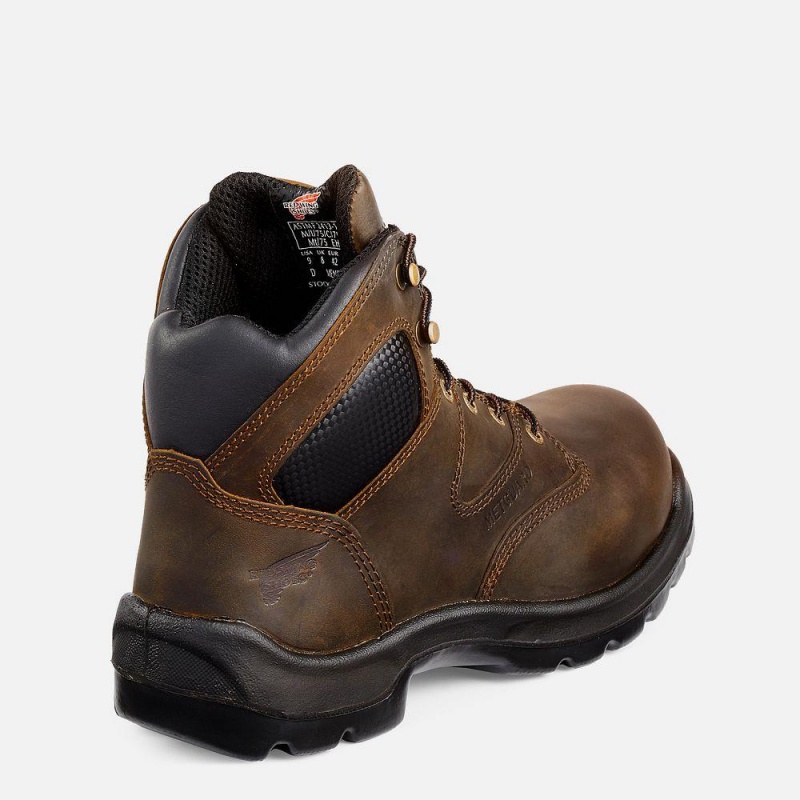 Red Wing FlexBond 6-inch Turva Varvas Metguard Miesten Boot Mustat | 7845DSFLG