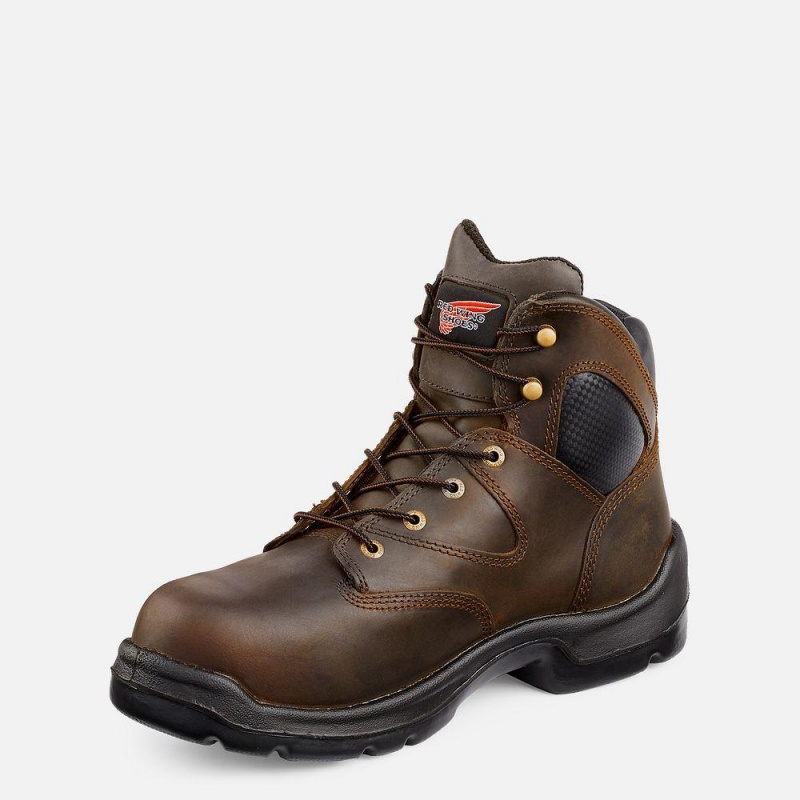 Red Wing FlexBond 6-inch Turva Varvas Metguard Miesten Boot Mustat | 7845DSFLG