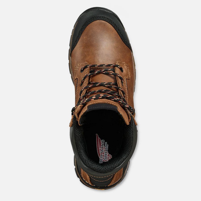 Red Wing FlexForce® 6-inch Vedenpitävät Turva Varvas Miesten Boot Punainen | 6145GFXBE