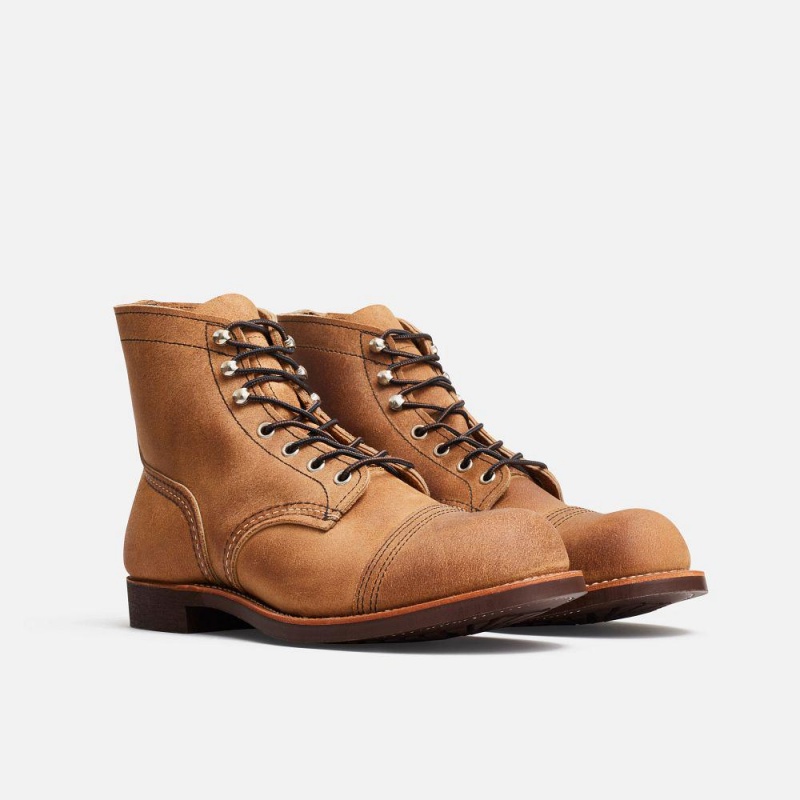 Red Wing IRON RANGER 6-Inch in Hawthorne Muleskinner Leather Miesten Boot Ruskea | 7405MLKES