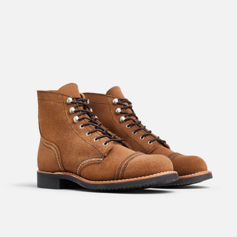 Red Wing IRON RANGER in Clove Acampo Leather Naisten Lyhyet Saappaat Ruskea | 4725FZHEM