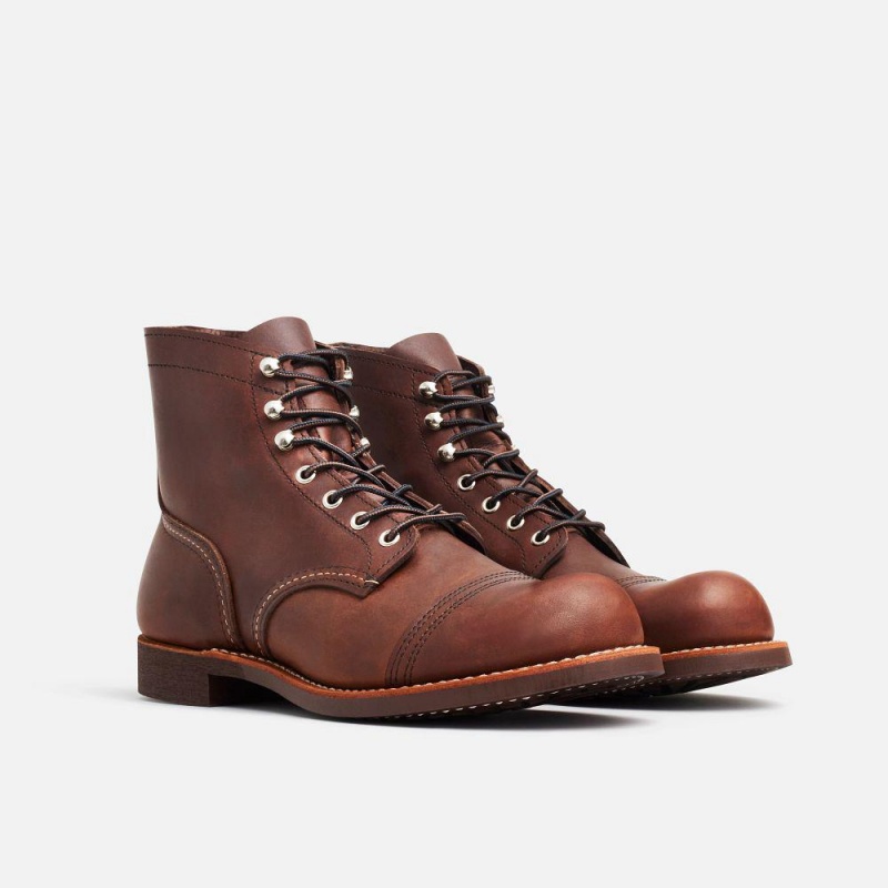 Red Wing Iron Ranger 6-Inch in Amber Harness Leather Miesten Boot Ruskea | 5380APRHF