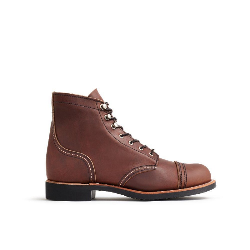 Red Wing Iron Ranger in Amber Harness Leather Naisten Lyhyet Saappaat Ruskea | 4721EYSTX