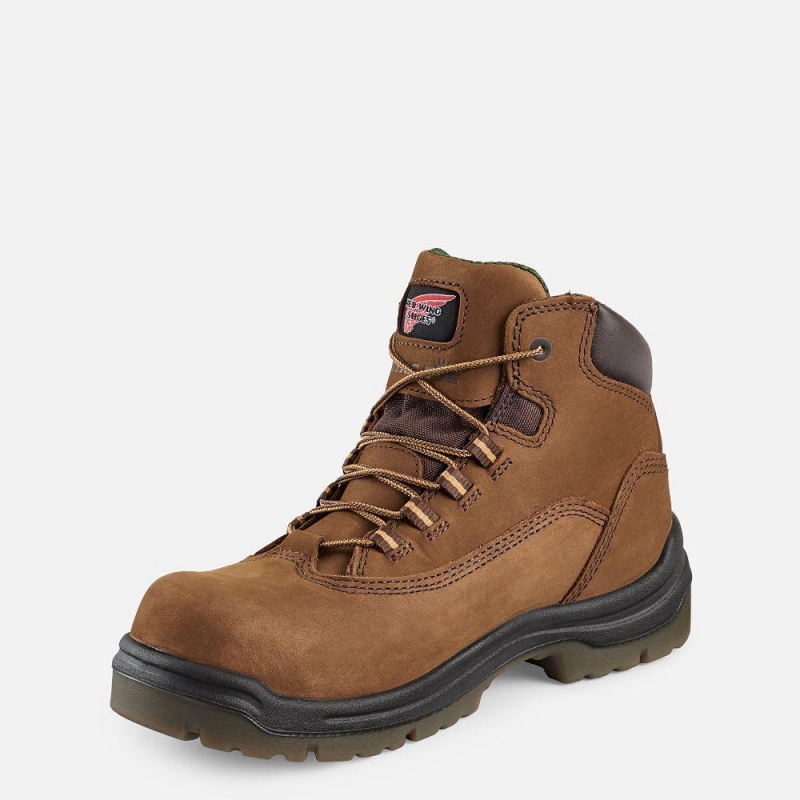 Red Wing King Varvas® 5-inch Vedenpitävät Turva Varvas Naisten Saappaat Ruskea | 0912KHBOP