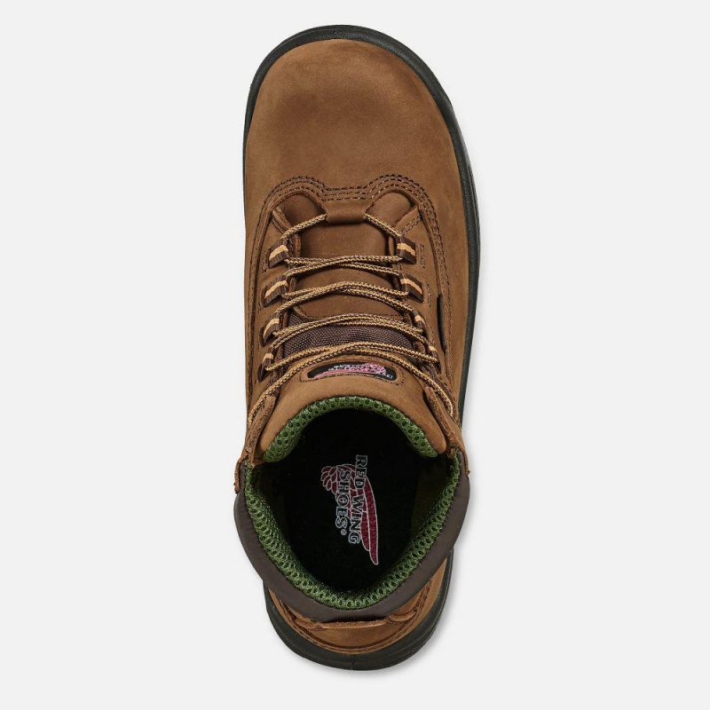 Red Wing King Varvas® 5-inch Vedenpitävät Turva Varvas Naisten Saappaat Ruskea | 0912KHBOP