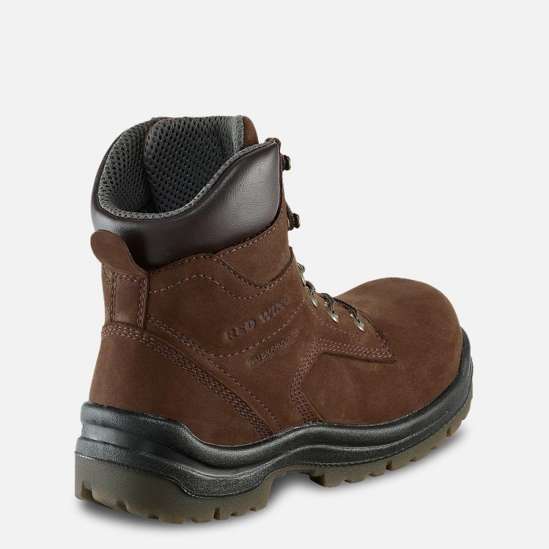 Red Wing King Varvas® 6-inch Insulated Vedenpitävät CSA Turva Varvas Naisten Saappaat Ruskea | 7089FPNIC