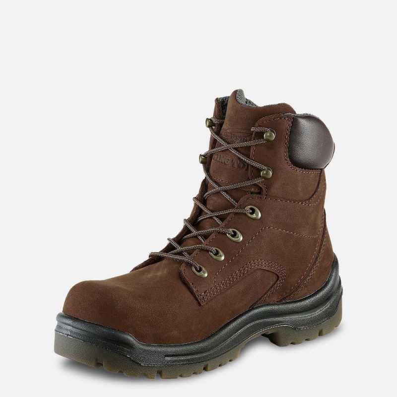 Red Wing King Varvas® 6-inch Insulated Vedenpitävät CSA Turva Varvas Naisten Saappaat Ruskea | 7089FPNIC