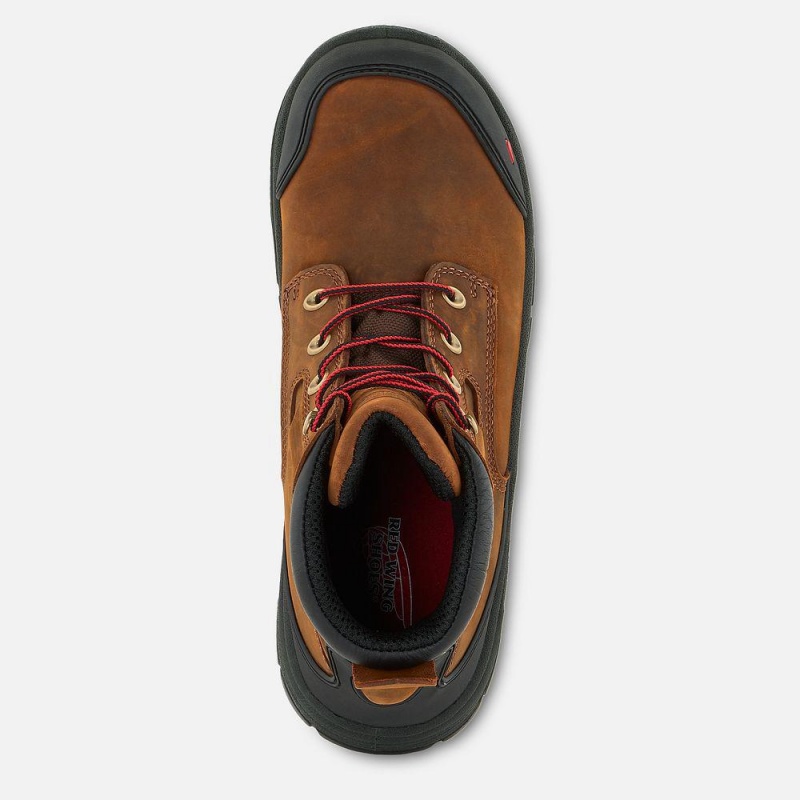 Red Wing King Varvas® ADC 6-inch Vedenpitävät Turva Varvas Miesten Boot Ruskea | 8769ZKJGN