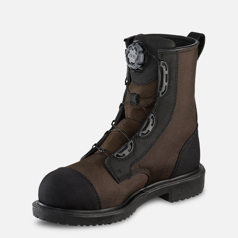 Red Wing MaxBond 8-inch BOA® Turva Varvas Miesten Teräskärkiset Saappaat Ruskea | 0859BNDFQ